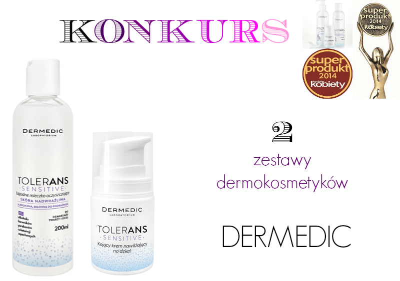 Read more about the article KONKURS. Dermedic. Wygraj zestaw dermokosmetyków z linii TOLERANS do cery nadwrażliwej i poczuj ukojenie na własnej skórze!