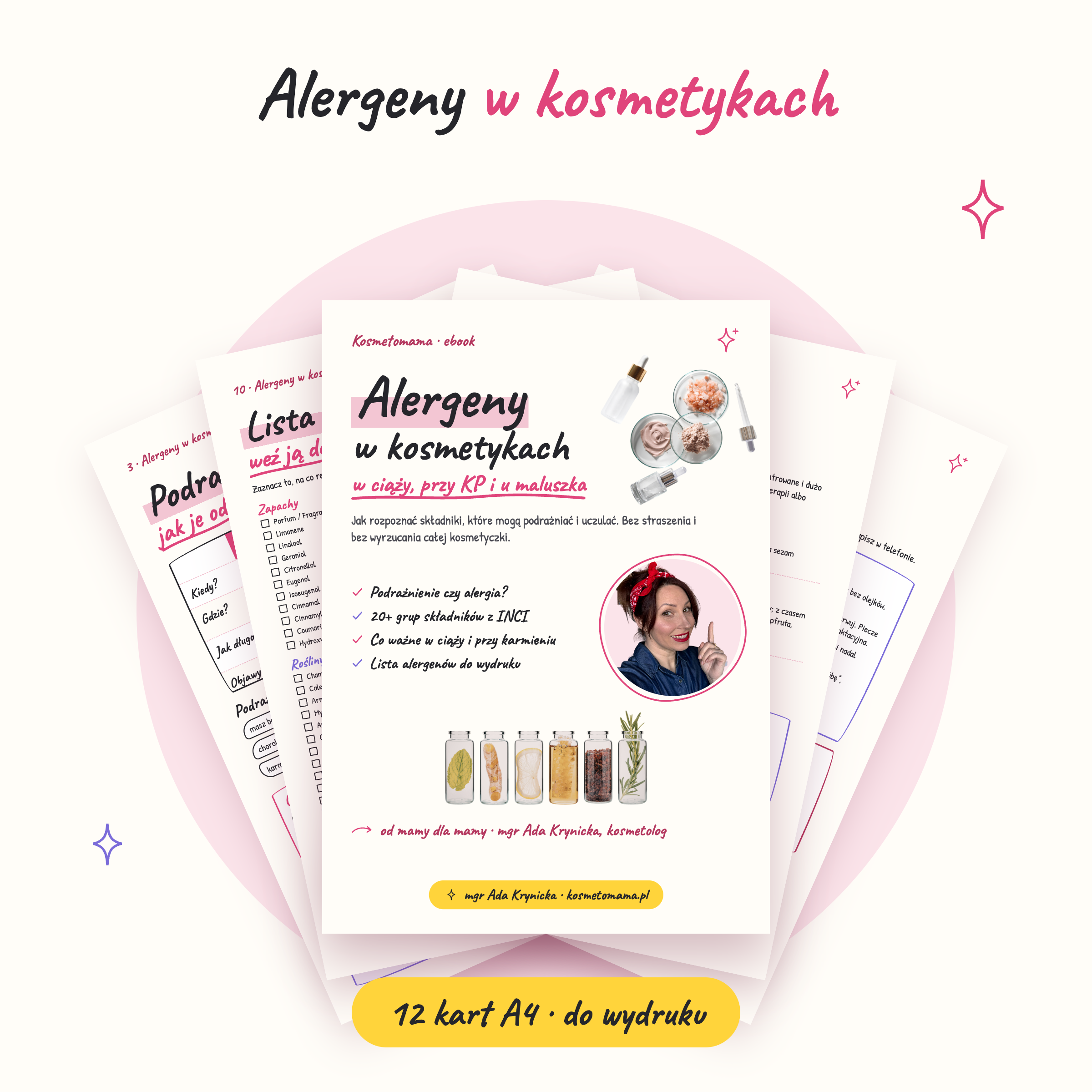 alergeny wm kosmetykach ciąża i kp