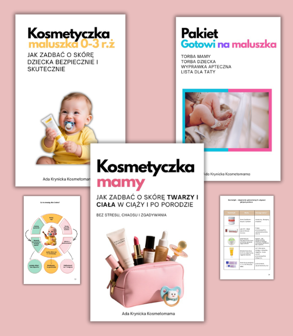 zestaw -startowy pielęgnacja -ciąża, -po -porodzie -maluch