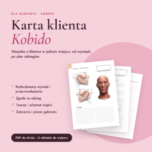 Karta Klienta Kobido – Niezbędne Narzędzie dla Profesjonalistów Masażu Twarzy