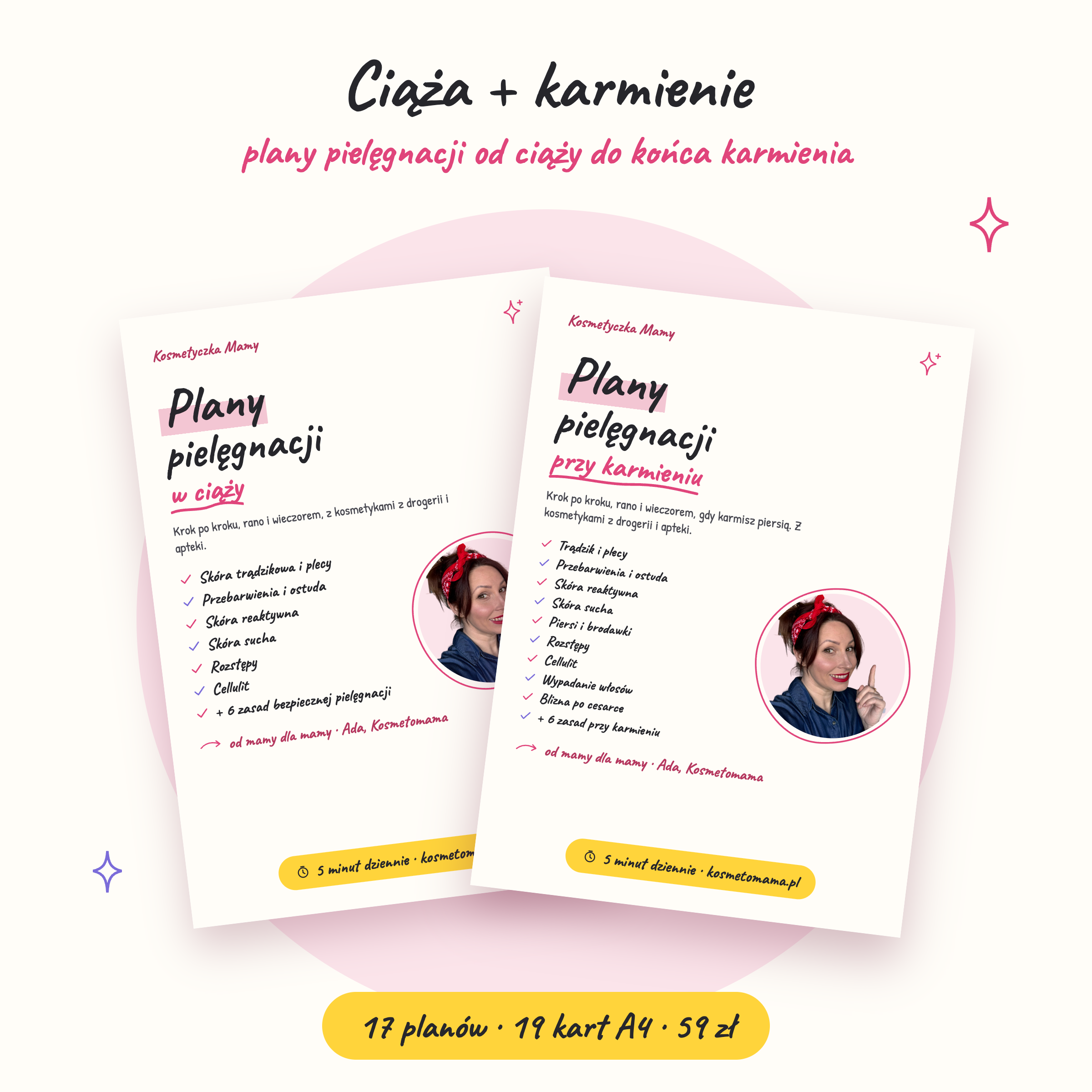Pakiet planów pielęgnacji w ciąży i przy karmieniu piersią